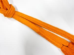 正絹　撚り房　手組帯締め